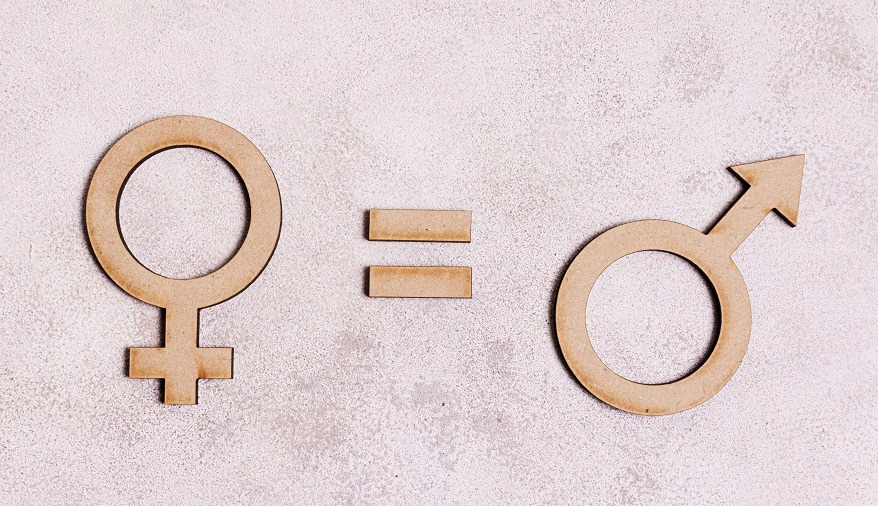 Símbolos masculino e feminino.